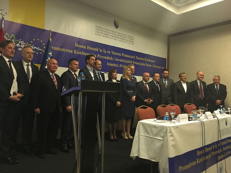 Bosna Hersek İstanbul Başkonsolosluğu, Marmara Grubu Vakfı ve Türk Dünyası Belediyeler Birliği (TDBB) işbirliğinde, “Bosna Hersek’te İş ve Yatırım Potansiyeli Tanıtım Konferansı” gerçekleştirilmiştir.