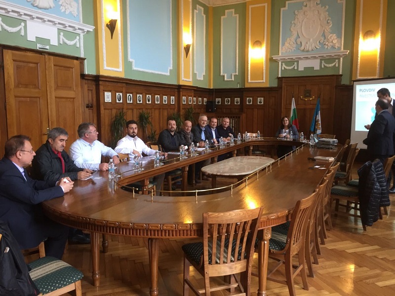 RUYİAD Yönetim Kurulu Üyeleri, Bulgaristan'da Plovdiv Belediyesi'ni ziyaret etti.